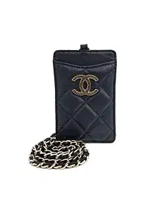 Chanel chain card wallet