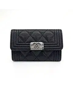 Chanel Caviar Boy Card Holder