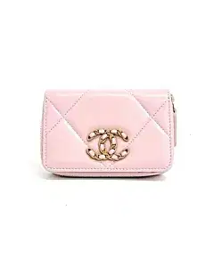 Chanel 19 card wallet