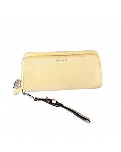Coach White Wallet