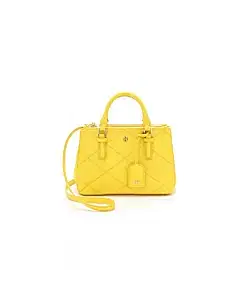 Tory Burch Robinson Stitched Mini Double Zip Sunshine