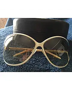 Roberto Cavalli White with Dimamente Sunglasses