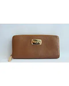 Michael Kors Zipper Wallet in Luggage