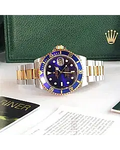 Rolex Submariner 40MM Blue Gold & Steel