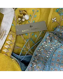 Anita Dongre Yellow Lahenga