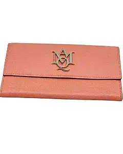 Alexander McQueen Amq Insignia Grained Leather Continental Wallet
