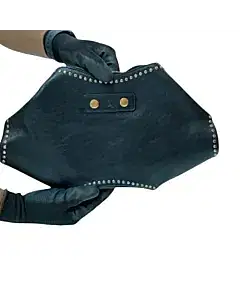 Alexander McQueen Leather Studded De Manta Clutch