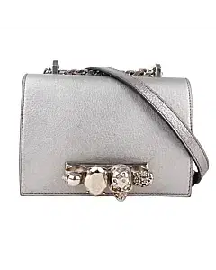 Alexander McQueen Knuckle-Duster Mini Bag In Antique