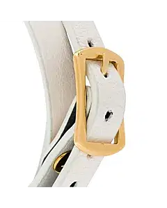 Alexander Mcqueen McQ White Razor Triple Wrap Bracelet