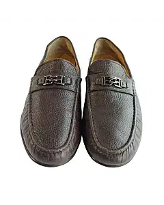 Bally Crilton Brown Leather Bit Loafers