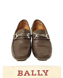 Bally Drulio Perforated Leather Loafers