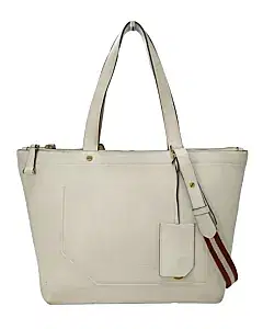 Bally White Leather Shoulder Bag
