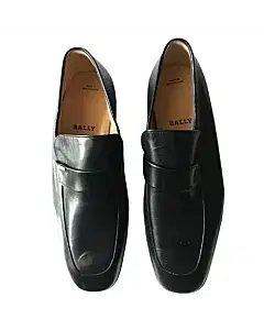 Bally Black Leather Loafer