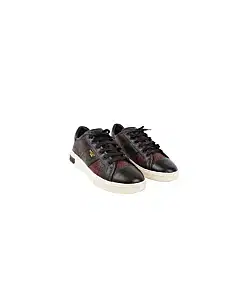 Bally Myller Woven Pattern Lace-Up Sneakers