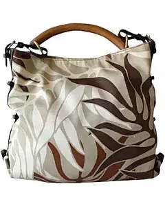 Bally Leaf Print Bag