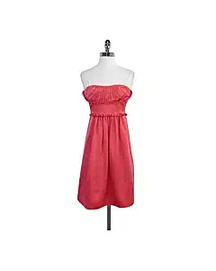 BCBGMaxazria Pink strapless dress