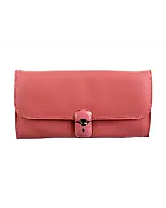 Balenciaga Envelope Padlock Leather Clutch