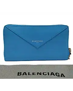 Balenciaga Papier Continental Double Zip Around Wallet