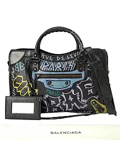 Balenciaga Graffiti Classic City Tote
