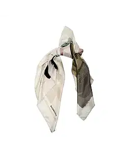 Balenciaga Colour Block Silk Scarf