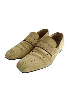 Berluti Beige Suede Leather Loafer