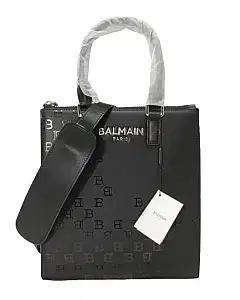 Balmain Paris Black Logo Tote