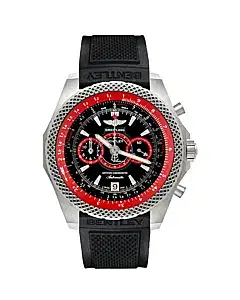 Bentley Supersports Black Dial Chronograph Rubber Strap Men's Watch
