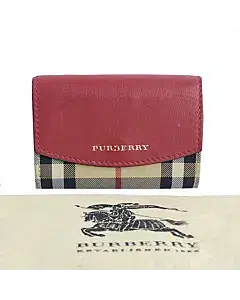 Burberry Houseferry Check Chesham Card Case Wallet