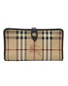 Burberry Haymarket Pimlico Continental Long Wallet
