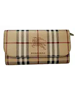 Burberry Henley Haymarket Check Canvas Wallet