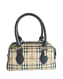 Burberry Haymarket Check Bowling Bag