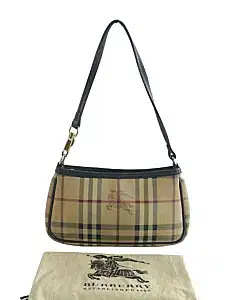 Burberry Haymarket Check Coated Canvas Pochette