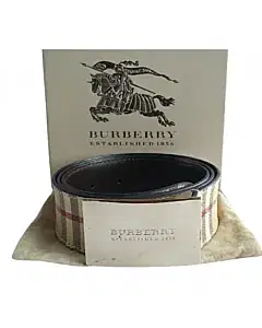Burberry Haymarket Check Canvas Belt