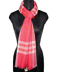 Burberry Silk And Wool Gauze Scarf