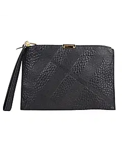 Burberry Peyton Leather Clutch Bag