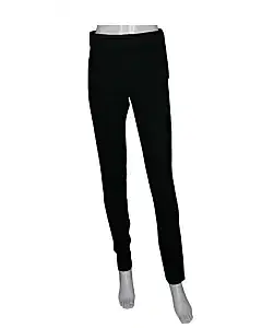 Burberry Brit Womens Viscose Black Skinny Zipper Ankle Stretch Pants