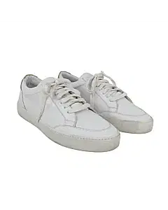 Burberry Leather Upper White Athletic Sneakers