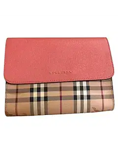 Burberry Haymarket Check Loxley Canvas Leather Crossbody Bag