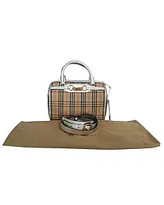 Burberry Small 1983 Check Link Bowling Bag