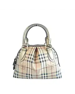Burberry Haymarket Check Thornley Bowling Bag