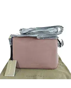Burberry Helmsley House Check Leather Crossbody Bag