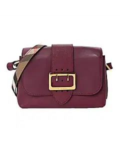 Burberry Leather Small Buckle Crossbody Bag