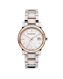 Burberry Medium Check Stamped Bracelet Watch 34mm