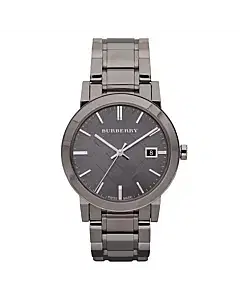 Burberry Large Check Stamped Bracelet Watch, 38mm