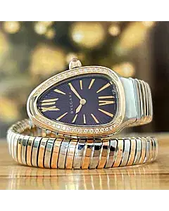 Bvlgari Serpenti Tubogas 35mm Ladies Purple Dial Watch
