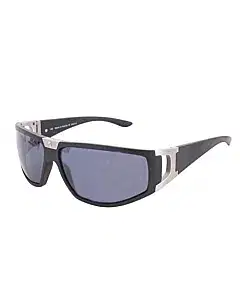 Cartier Black/Grey Matte Santos Sport 115 Shield Sunglasses