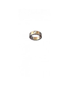 Cartier 18 Karat Gold Diamond Cartier Love Ring