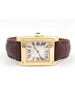 Cartier 18k Gold Priv?e Tank 27 x 31 MM