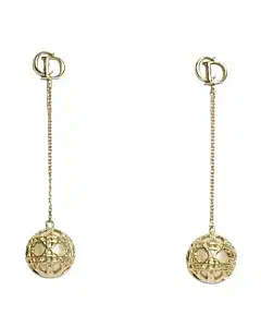 Dior Secret Cannage Mise En Dior Drop Earrings