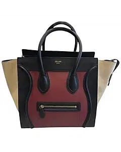 Celine Mini Luggage Tricolor Tote Bag